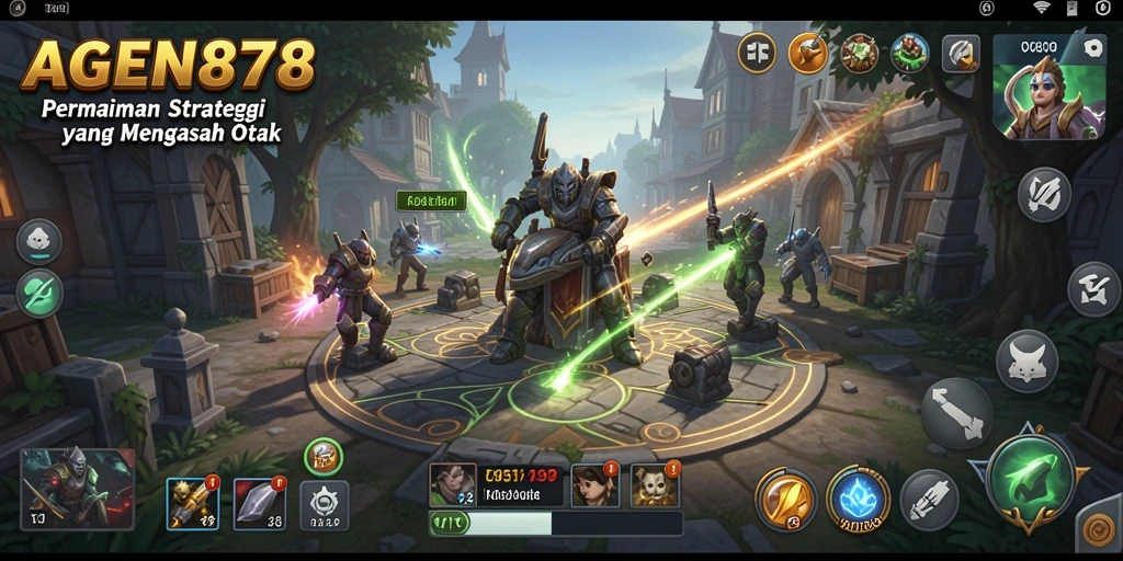 Tampilan gameplay AGEN878 yang seru dan strategis.