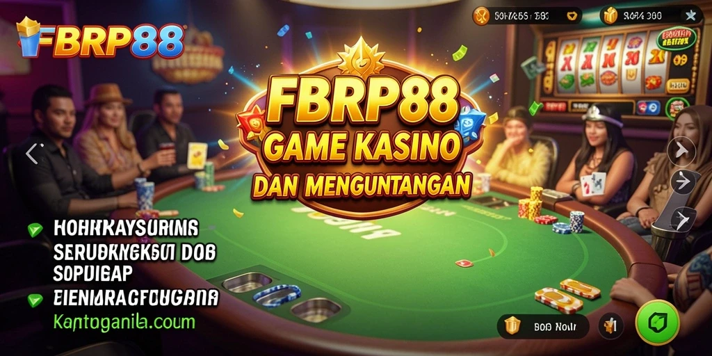 Screenshot gameplay FBRP88 menampilkan keseruan permainan kasino.