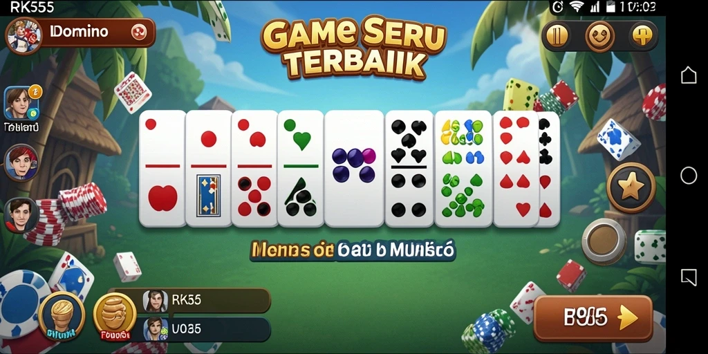Screenshot gameplay dominasi seru di RK55.